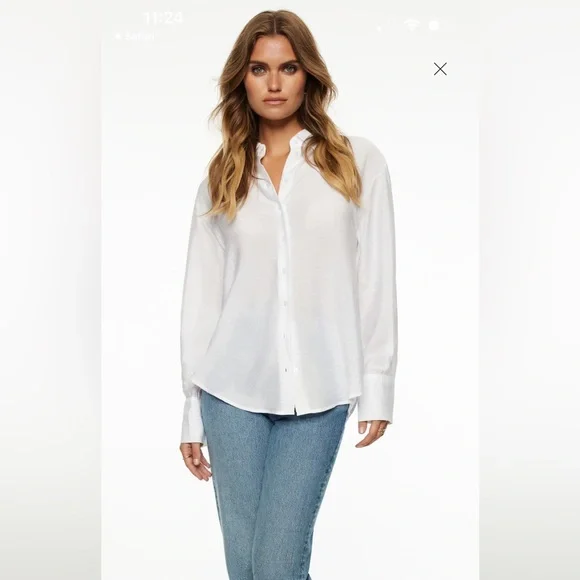 Dynamite Red Frida Button-Down Shirt - Picture 2 of 7